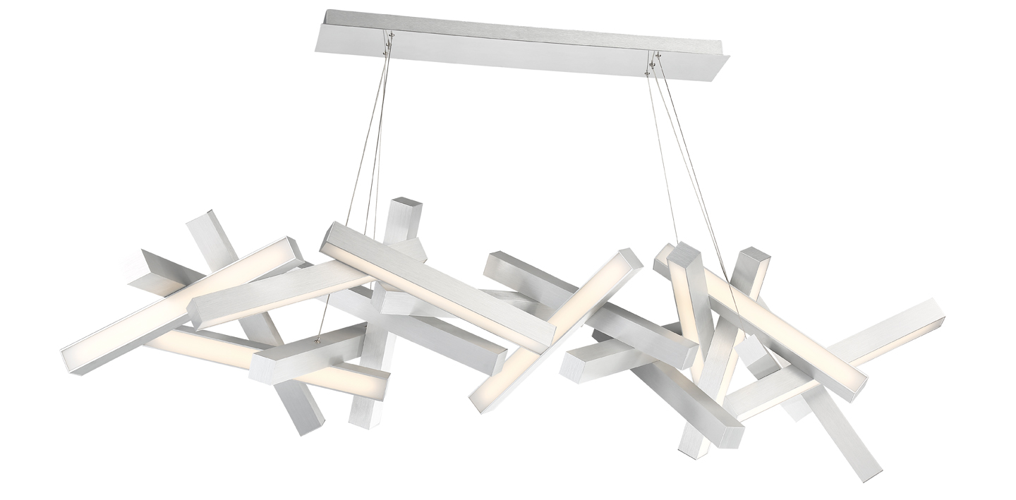 Modern Forms Chaos Led Linear Chandelier Neenas Lighting