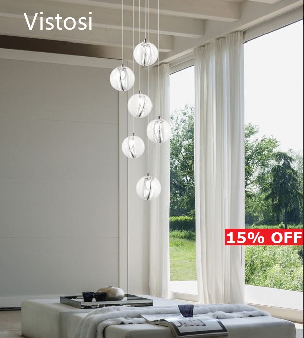 Terzani Doodle Suspension, Pendant Fixture | Neenas Lighting