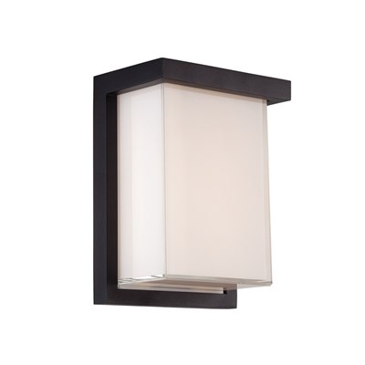 outdoor modern sconce light forms ledge w1408 ws led bk lighting ada compliant inches wide mount lightingdirect 1330