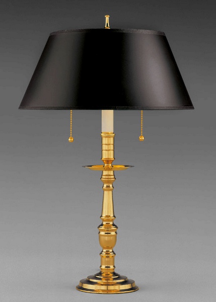 Remington Lamp Polished solid brass, Table Lamp
