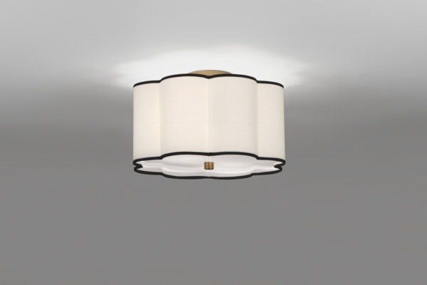 robert abbey axis semi flush mount