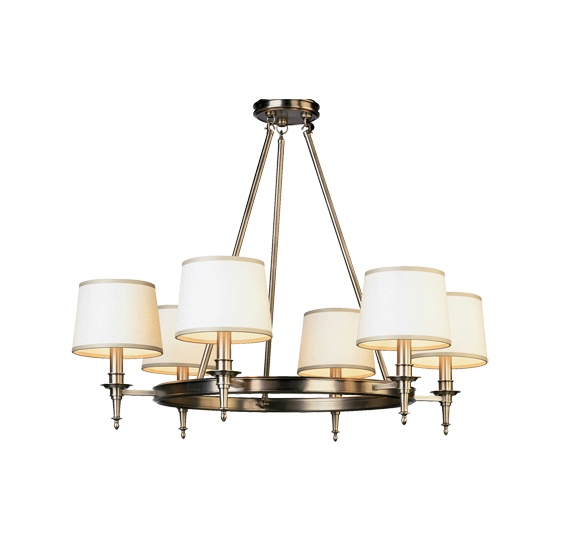 Robert Abbey Winston D2149 6 Light Chandelier Neenas Lighting