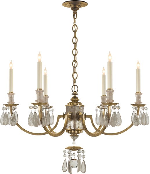 Visual Comfort Elizabeth Rock Crystal, Chandelier