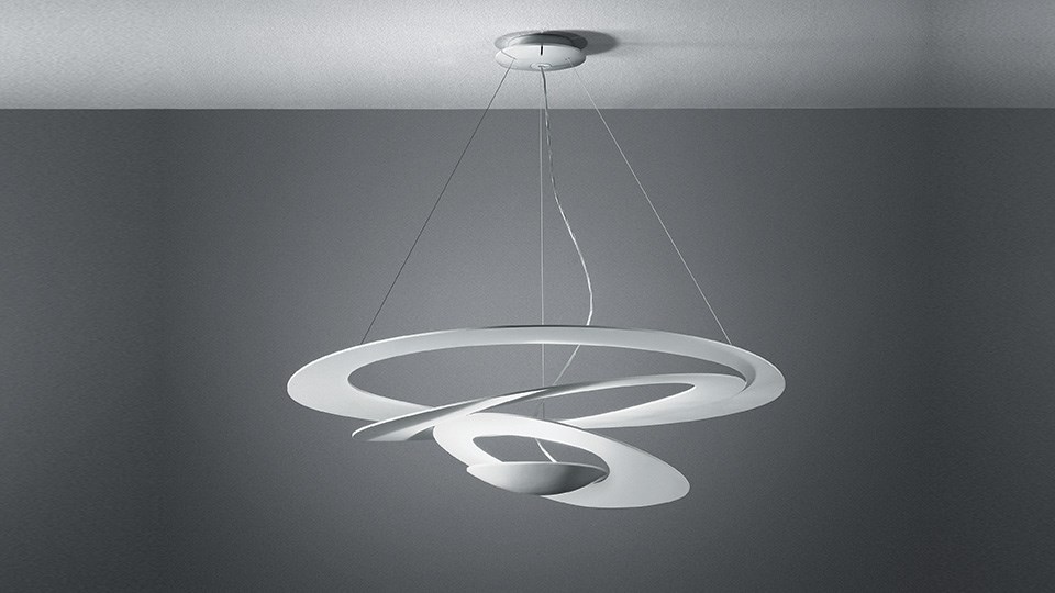 Artemide Pirce Cable Suspension Chandeliers