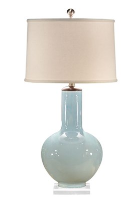 Wildwood Lamps Bottle Blue Lamp, Table Lamp | Neenas Lighting