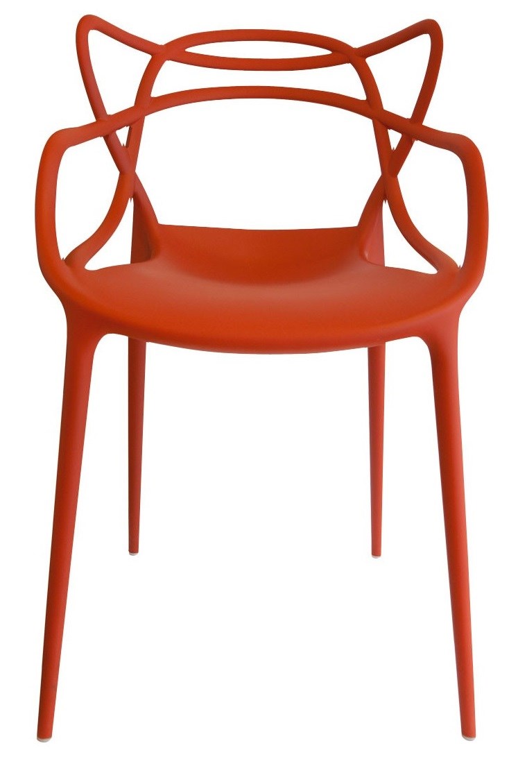 kartell masters chair orange